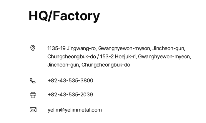 HQ/Factory
